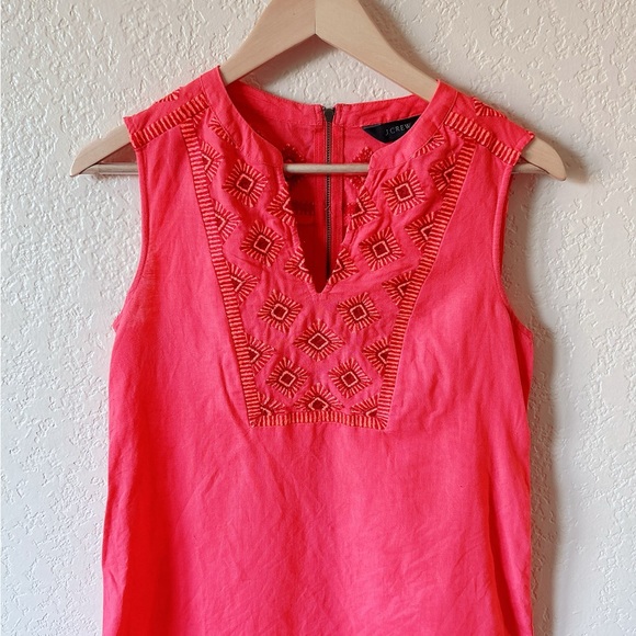 J Crew Linen Summer Dress Size PXS - Picture 3 of 8